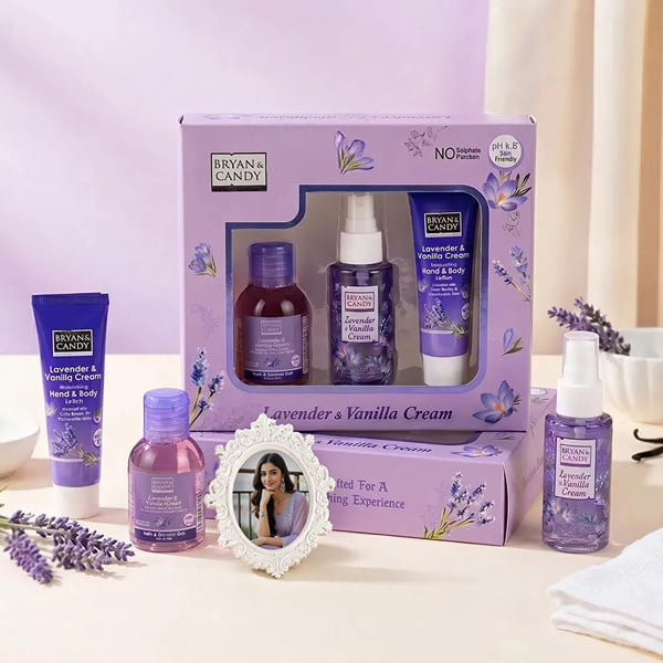 Lavender Vanilla Personalized Bryan Candy Gift Set