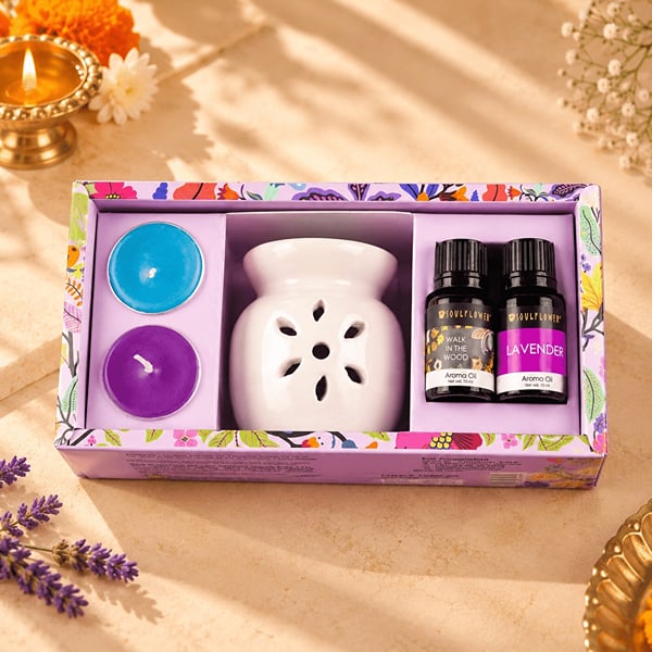 Lavender & Walk in the Wood Aroma Diffuser Set