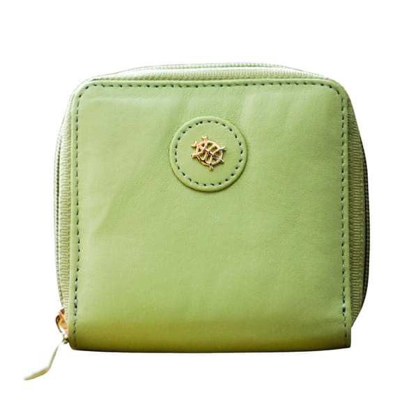 Leather Card Holder - Green