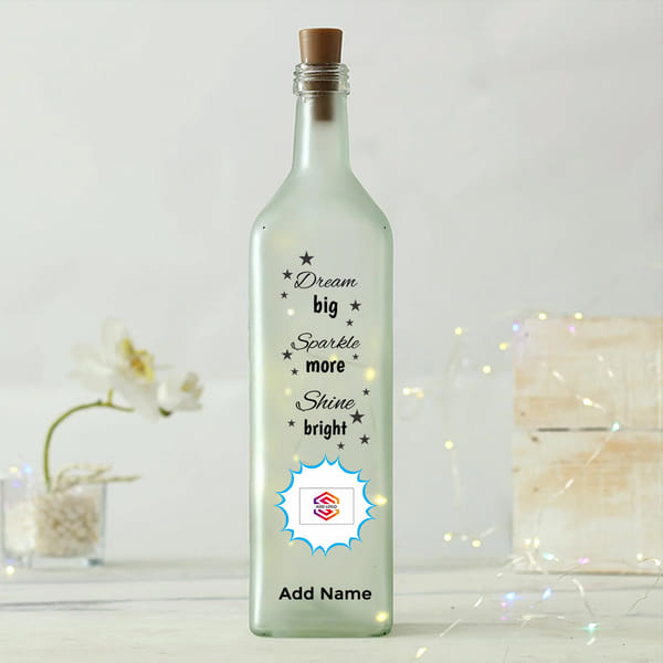 LED Bottle Lamp - Customize With Image And Logo