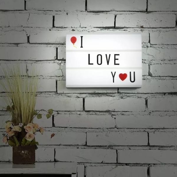 LED Colour Changing Cinematic Light Box With Remote - Single Piece