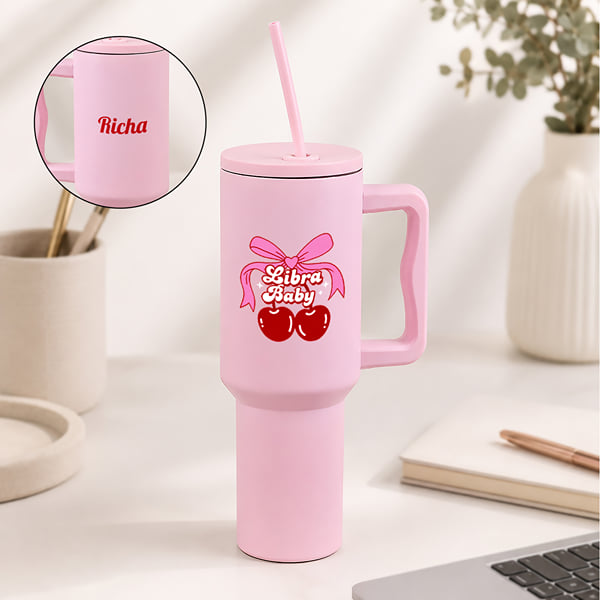 Libra Baby Personalized Steel Tumbler