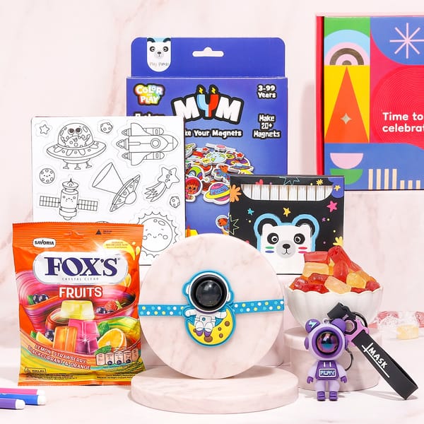 Little Astronaut's Rakhi Adventure Hamper