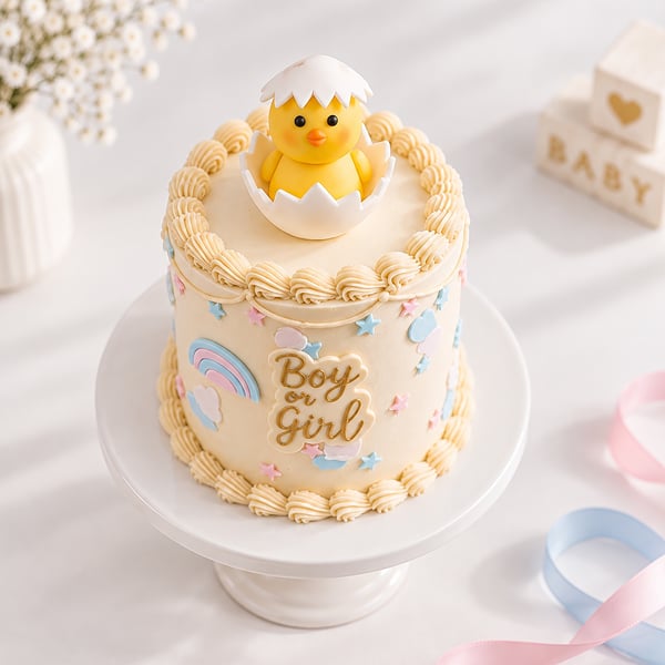 Little Chick Baby Shower Cake 2 Kg