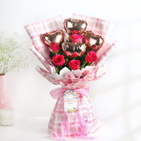 Little Hearts Daughters Day Bouquet