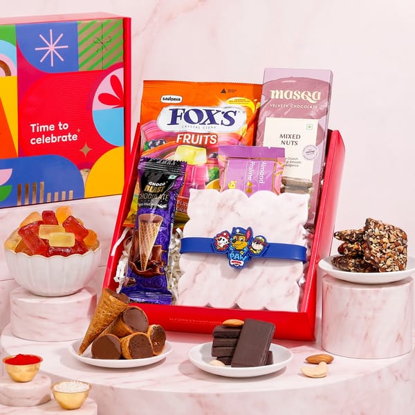Little Hero Paw Patrol Rakhi Gift Box for Kids
