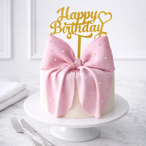 Love Bow Anniversary Cake - 750g