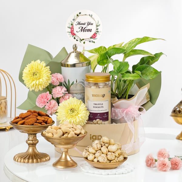 Lucky Money Plant and Treats Mother's Day Hamper
