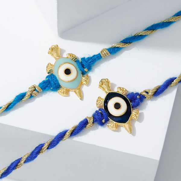Lucky Tortoise Rakhi Set Of 2