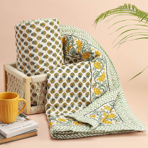 Lush Comfort Jaipuri Cotton Single Quilt