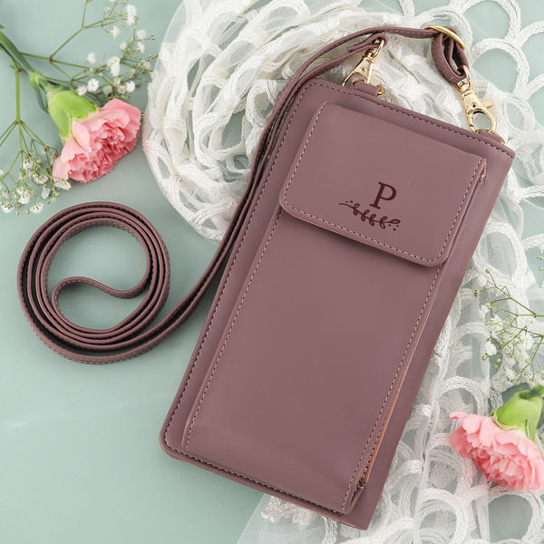 Lush Lavender Personalized Wallet