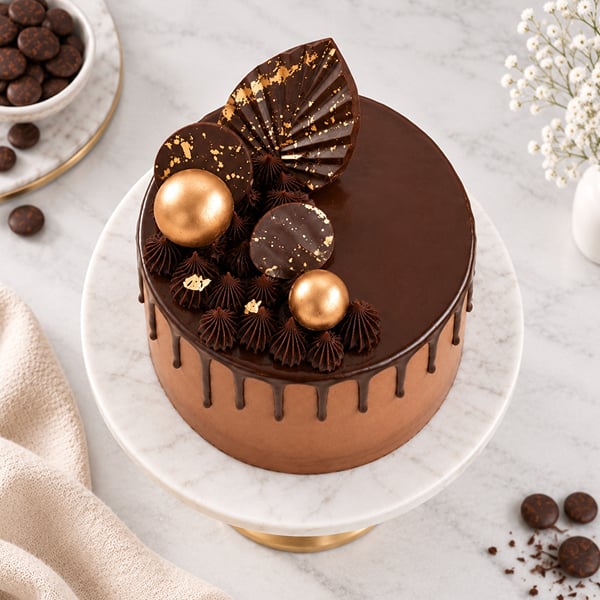 Luxe Chocolate Drip Cake