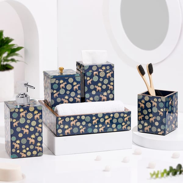 Luxe Elephant Designer Bathroom Gift Set