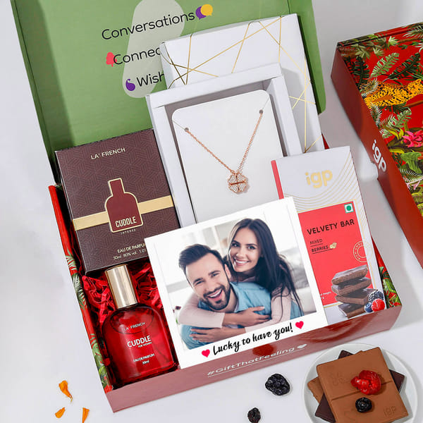 Luxurious Personalized Daily Essentials Anniversary Hamper