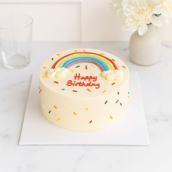 Magical Rainbow Birthday Cake (1 Kg)