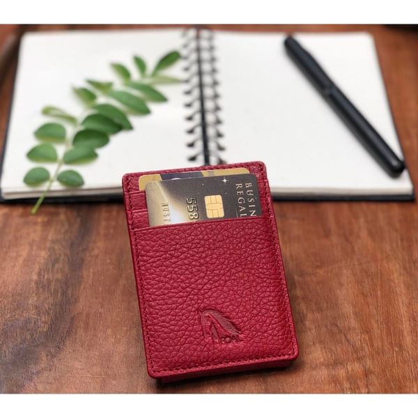 Magnetic Clipper Wallet - Blaze - Textured