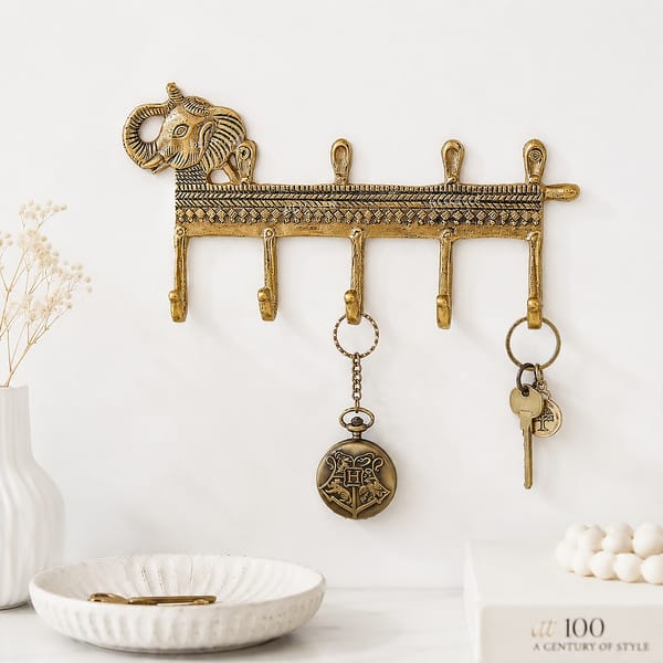 Majestic Elephant Key Holder