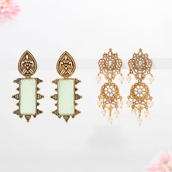 Majestic Radiance Earrings Combo