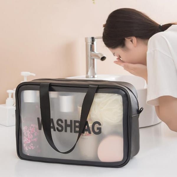 Makeup Pouch - Semi Transparent - Single Piece