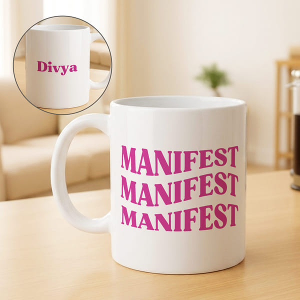 Manifest Personalized Coffee Mug