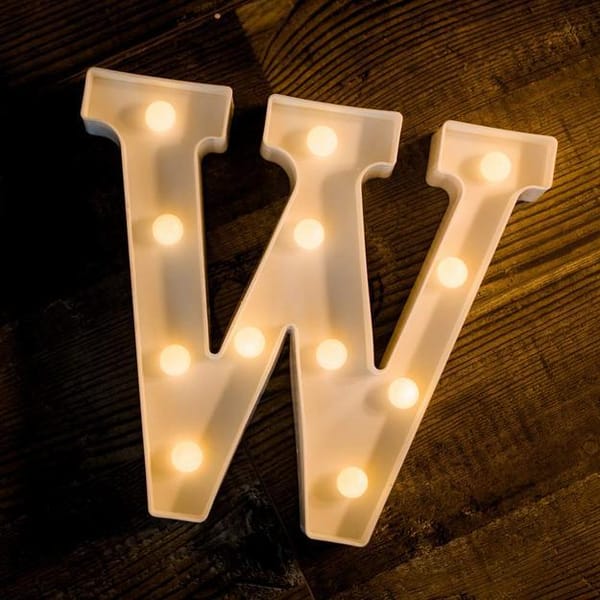 Marquee Light - Alphabet - Single Piece