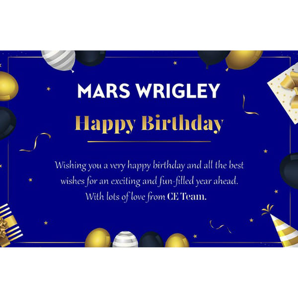 Mars Greeting Card