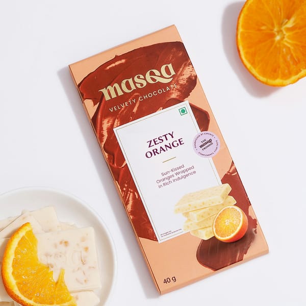Buy/Send Masqa Zesty Orange Velvety Chocolate 40 gm Online | IGP