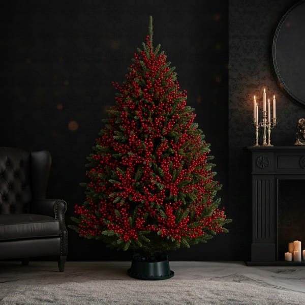 Medium-Red Charm Magnificent Christmas Tree