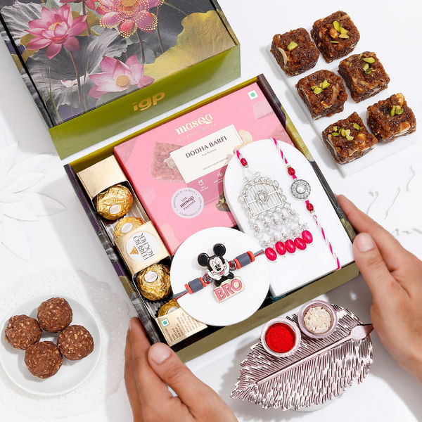 Mehrab Design Bhaiya Bhabhi Rakhi Hamper