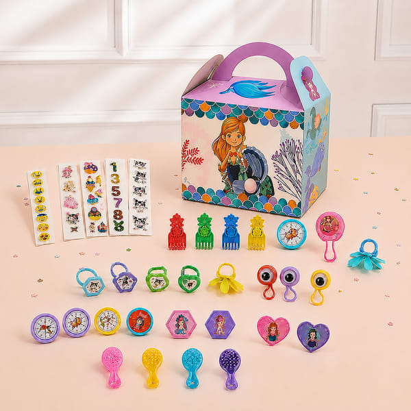 Mermaid Themed Party Favor Set - 60 pcs