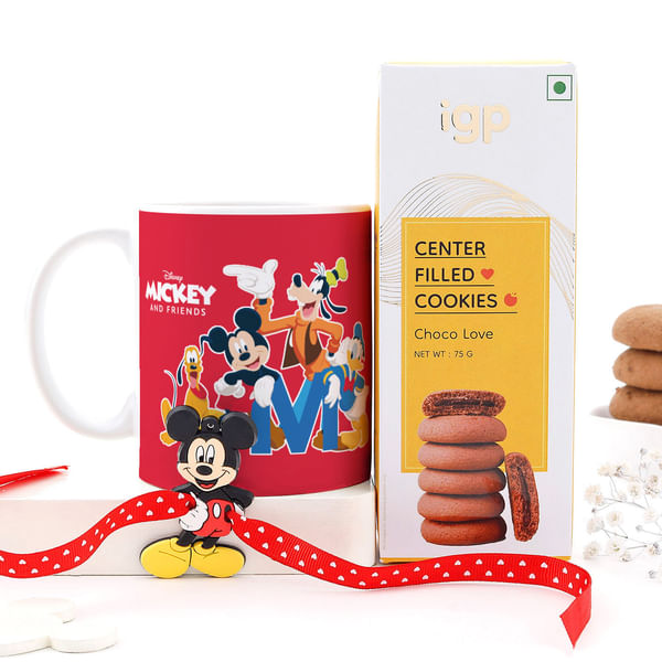 Mickey Mouse Themed Rakhi Hamper