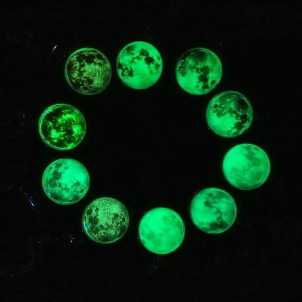 Mini Glow-In-The-Dark Moon Pendant