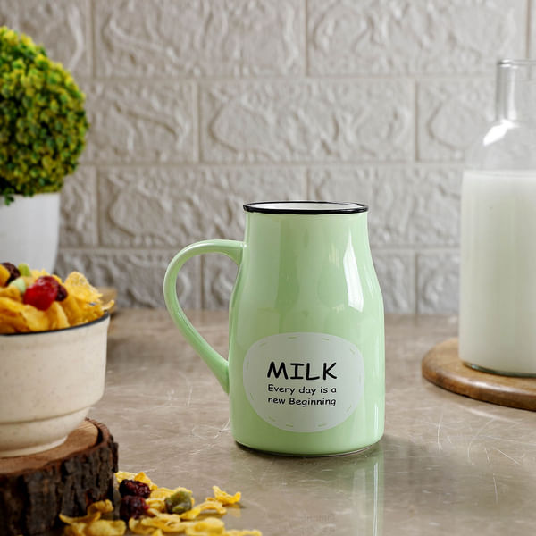 Mint Green Bone China Milk Mug