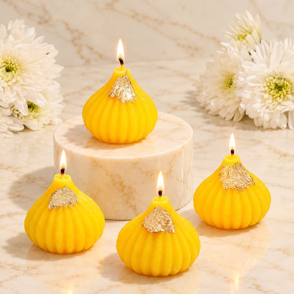 Modak Festive Candle - Set of 4