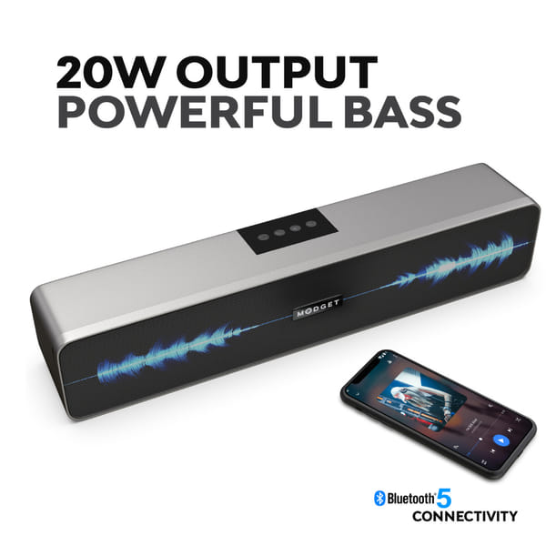 MODGET 20W Wireless Bluetooth Soundbar Speaker