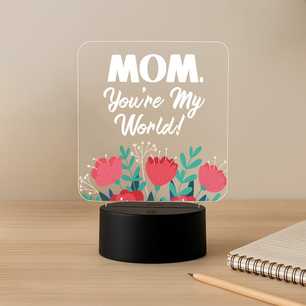 Mom's World Of Love LED Lamp