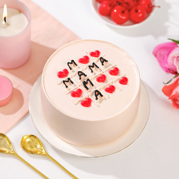 Mother's Day Mama Crossword Delight Cake