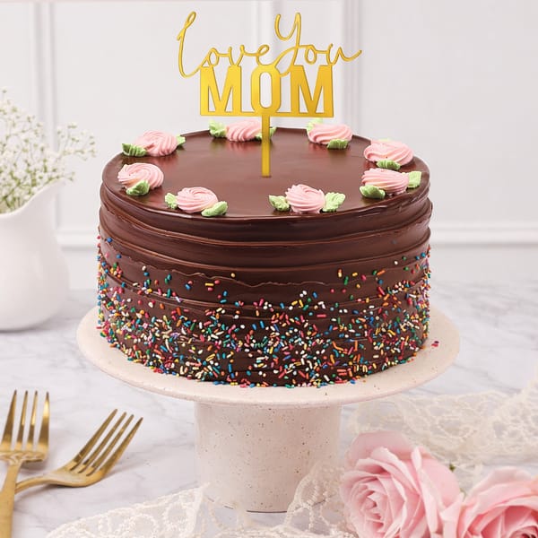 Mother's Day Midnight Cocoa Delight Cake