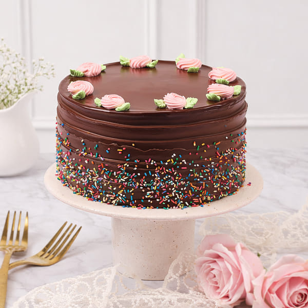 Mother's Day Midnight Truffle Delight Cake