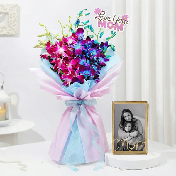 Mother's Day Orchid Bliss Bouquet Combo