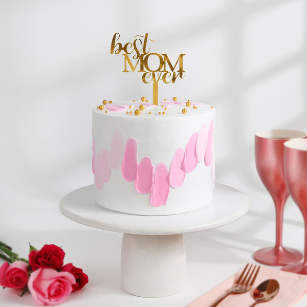 Mothers Day Pretty Pink Cake (Half Kg)