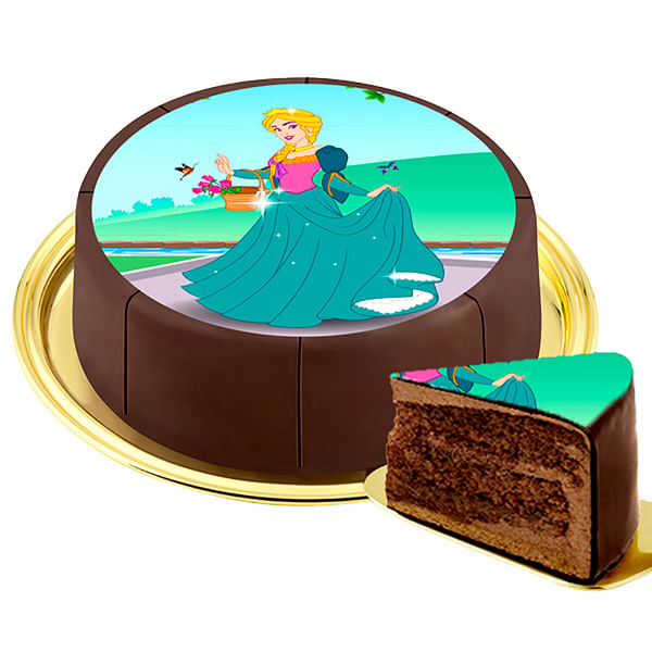 Motif Cake Princess