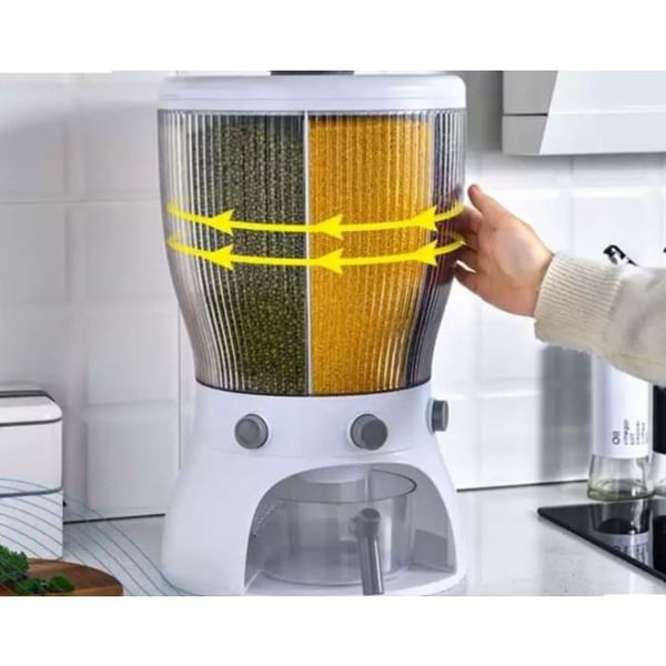 Multipurpose Dispenser With Cup - Rotatable - Assorted - Single Piece