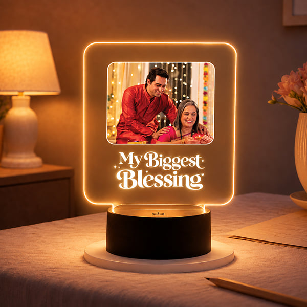 My Biggest Blessing Personalized LED Lamp