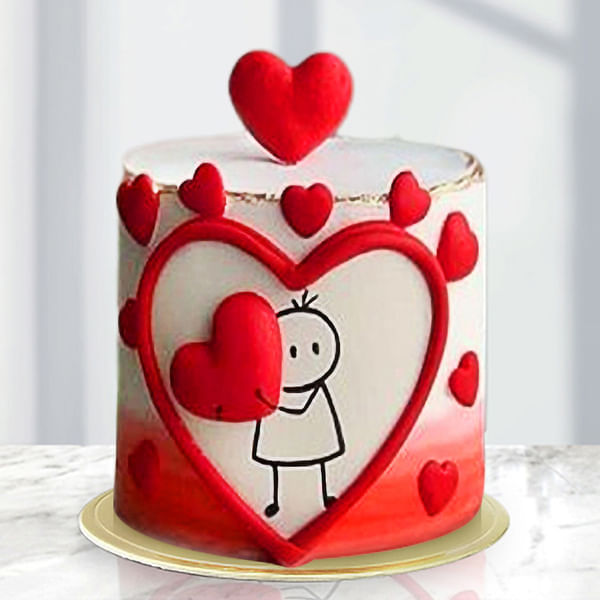 My Heart is Yours Mono Cake