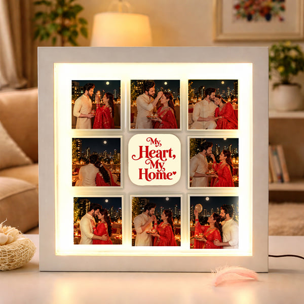 My Home Personalized LED Photo Frame