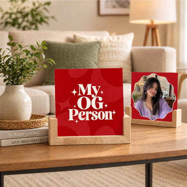 My OG Person Personalized Double-Sided Frame