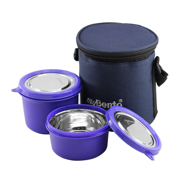 MYBENTO SS PACT STEEL STAR 1000ML LUNCH BOX (164645-C862) WITH BAG