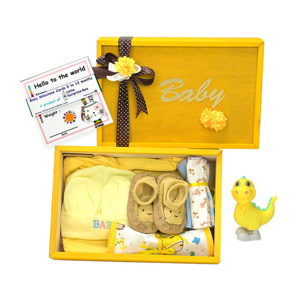 Newborn Baby Essentials Hamper- Yellow