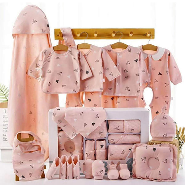 Newborn Baby Gift Set - Peach